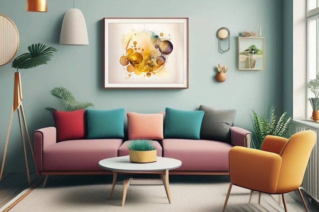 Framed Wall Art mockup